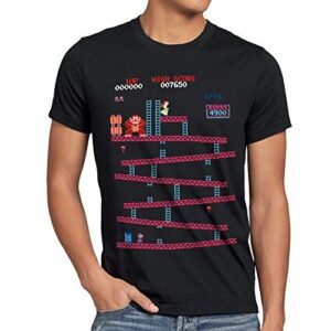 T-shirt Donkey Kong map retro